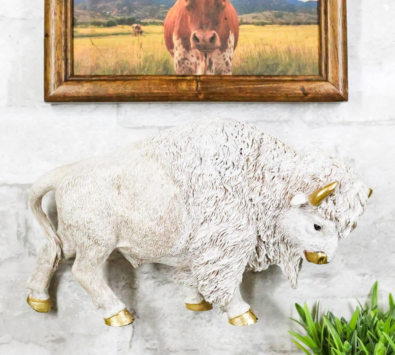 Millwood Pines Native American Sacred White Bison Buffalo